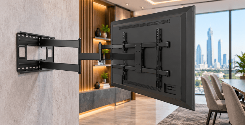 Will a Full-Motion TV Mount Fit in a Recessed Wall?