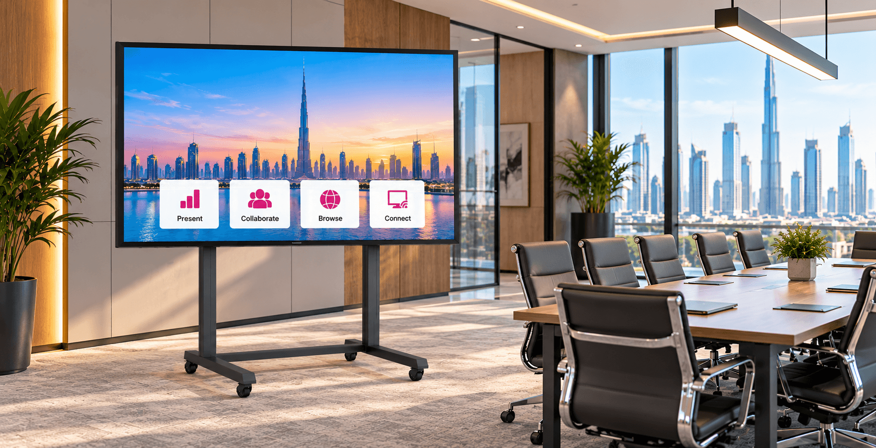 TV Trolley Selection for Shared Meeting Rooms in the UAE
