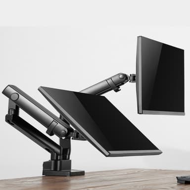 SH20 C024 Ergonomic Double Monitor Arm Scenery Image