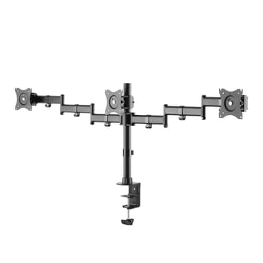 Side Profile of SH070 C036 Articulating Triple Monitor Mount