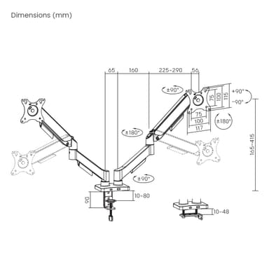 SH130 C024 Monitor Mount Drawing