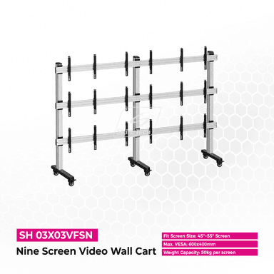 SH 03X03VFSN Video Wall Cart Writeup