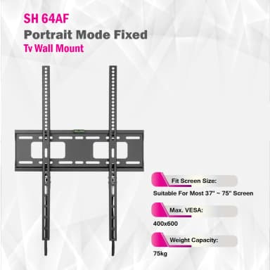 SH 64AF wall mount package contents