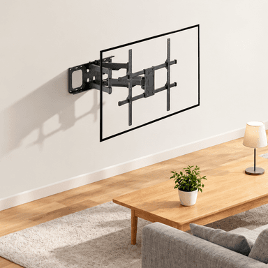 SH 860P Full Motion Double Arm TV Mount Scenery Image