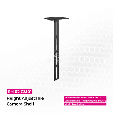 SH 02 CM01 Height Adjustable Camera Shelf Writeup