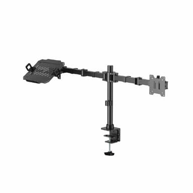 Side Profile of SH91 C024ML Articulating Double Monitor Mount