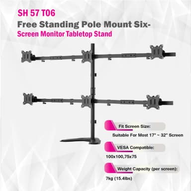 SH57 T06 Six Monitor Mount Writeup Image