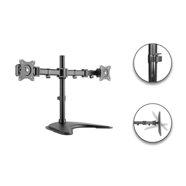 Detail View of SH070 T024 Articulating Double Monitor Arm