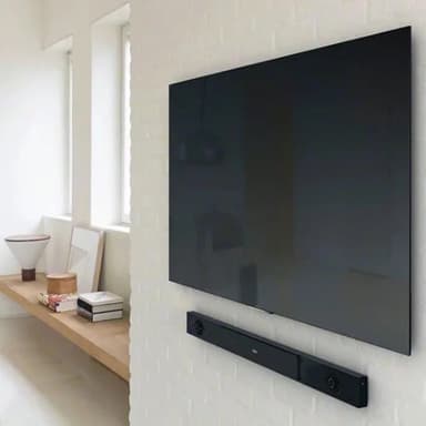 SH 65F fixed TV mount installed on a wall
