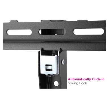 Rear View of SH 96F slim TV wall bracket