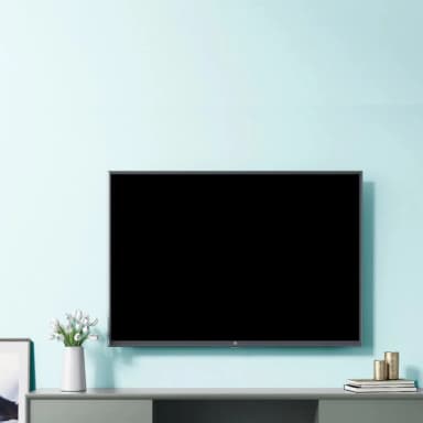 SH 33F fixed TV bracket installed on a wall