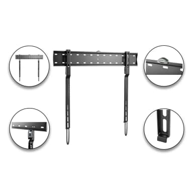 Detail view of SH 4280UF slim TV wall bracket