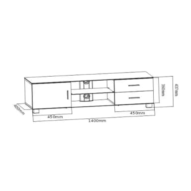 SH 300TR Floor Stand Drawing