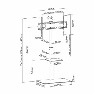SH 18FS Floor Cart Drawing