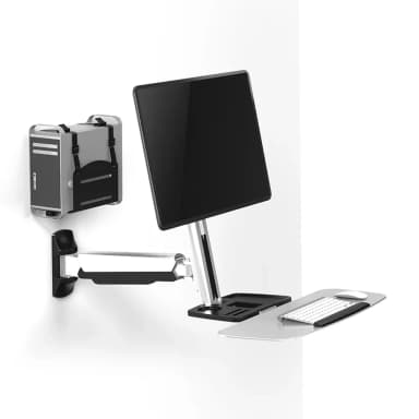 SHS 02W01 Ergonomic Single Monitor Arm Scenery Image