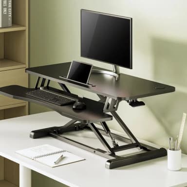 SHS28 03N Ergonomic Single Monitor Arm Scenery Image