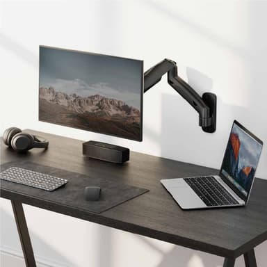SH W1011H Ergonomic Single Monitor Arm Scenery Image
