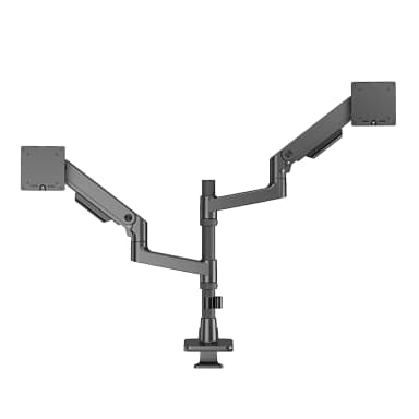Front View of SH81 C024P Ergonomic Double Monitor Mount