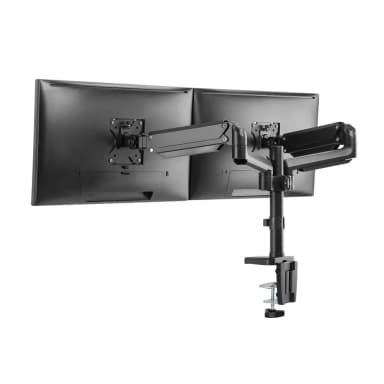 Back View of SHT26 C024UP Ergonomic Double Monitor Mount