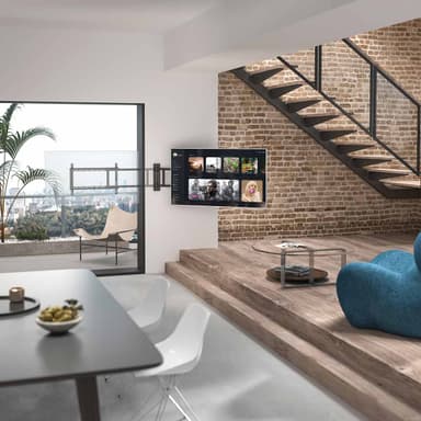 SH M06MW Motorized TV Wall Mount Scenery Image