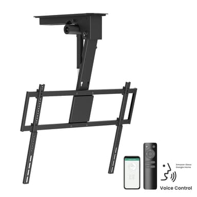 Side Profile of SH M08MW Motorized TV Ceiling Mount