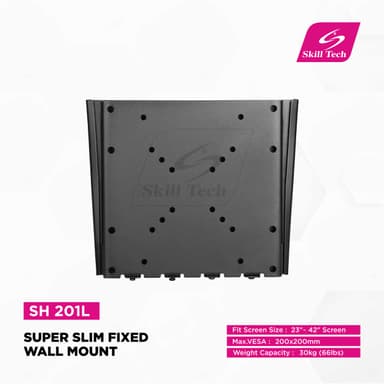 SH 201L wall mount package contents