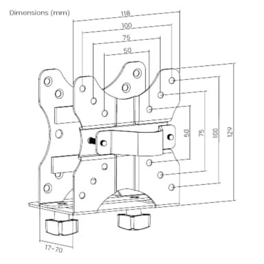 SH CP1 CPU Mount Drawing