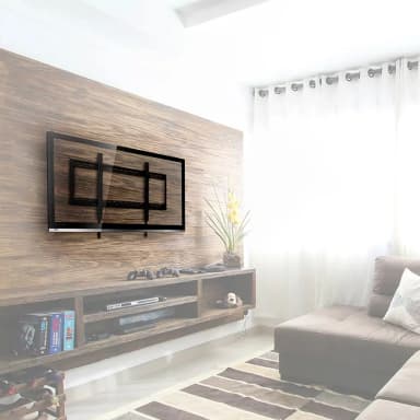 SH 96F fixed TV bracket installed on a wall