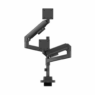 Front View of SH87 C024P Ergonomic Double Monitor Arm