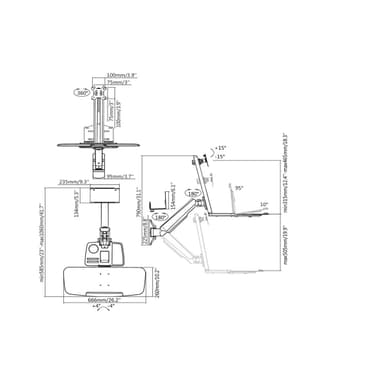 SHS 02W01 Monitor Mount Drawing
