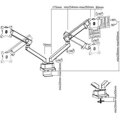 SH20 C024 Monitor Mount Drawing