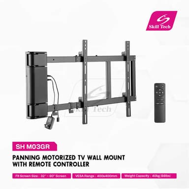 SH M03GR Motorized TV Wall Mount Writeup Image