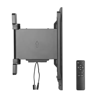 Angled View of SH 4601RP Motorized TV Wall Mount