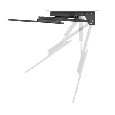 Angled View of SH M08MW Motorized TV Ceiling Bracket