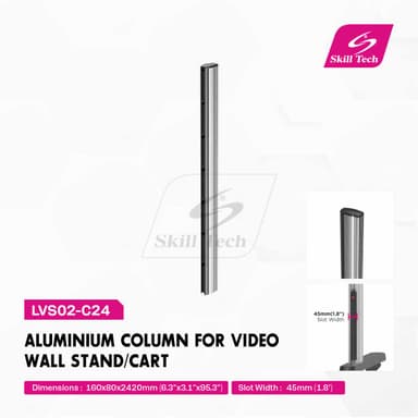 LVS02-C24 Aluminium Video Wall Stand Writeup