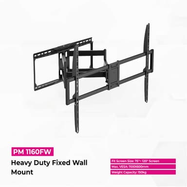 PM 1160FW wall mount package contents