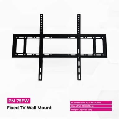 PM 75FW wall mount package contents