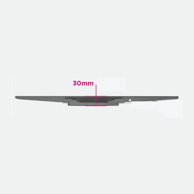 Top profile of PM 63FW slim TV wall bracket