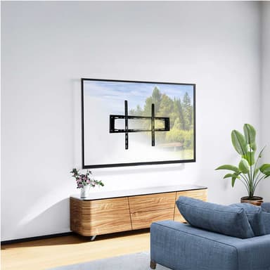 PM 63FW fixed TV bracket installed on a wall