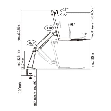 SHS02 C01 Monitor Mount Drawing