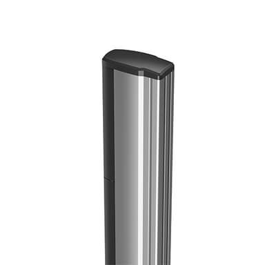 Rear View of LVS02-C24 Aluminium Video Wall Cart
