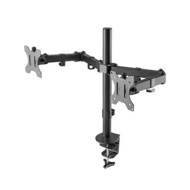 Side Profile of SH 024N Articulating Double Monitor Mount