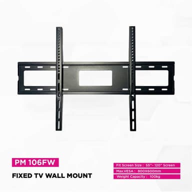 PM 106FW wall bracket package contents
