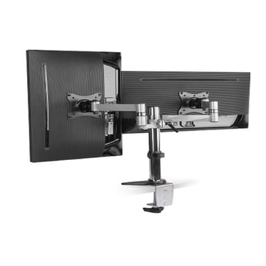 Front View of SH110 C024 Articulating Double Monitor Arm