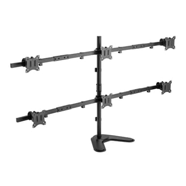 Side Profile of SH57 T06 Articulating Six Monitor Arm