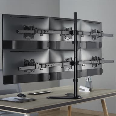 SH57 T06 Articulating Six Monitor Arm Scenery Image