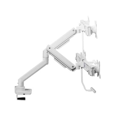 Side Profile of SH69 C022UC Ergonomic Double Monitor Mount