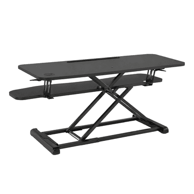 Back View of SHS28 03N Ergonomic Single Monitor Arm