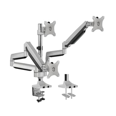Side Profile of SH100 C036 Ergonomic Triple Monitor Arm