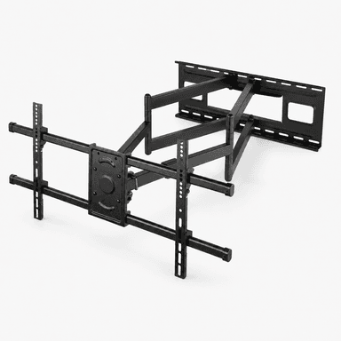 Side Profile of SH 1016P Full Motion Double Arm TV Wall Mount